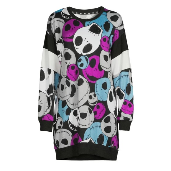 Nightmare Before Christmas Women's Long Crewneck Set - Picture 3 of 3